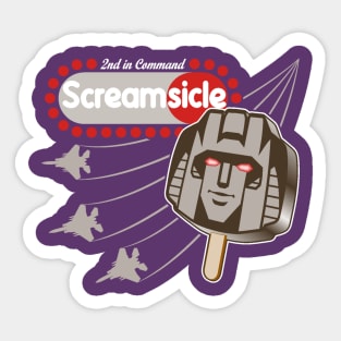 We all scream for Starscream Sticker